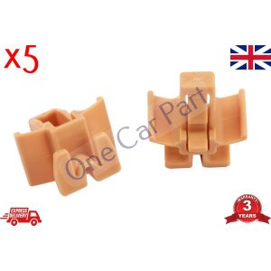 5 x Moulding Fastener Trim Clips Black Plastic Clips Fits Forester 91059FC04