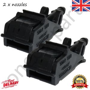 2x Front Windscreen Washer Adjustable Jet Nozzles For VW Beetle 1998 - 2010