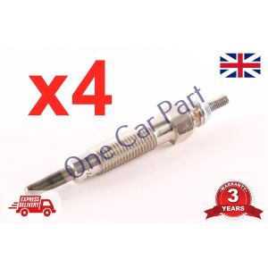 Glow Plugs Set 4x fits MITSUBISHI L200 2.5D 93 to 07 MR577131 MD301950 New