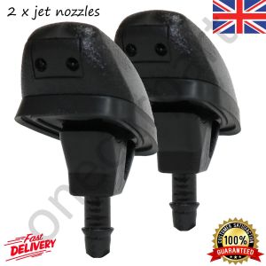 Pair Windscreen Washer Nozzle Twin Jets For Ram Promaster City 2015-2020