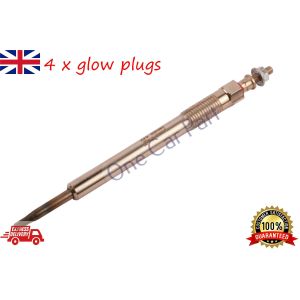 4 x Diesel Heater Glow Plugs For Hyundai IX35 LM, EL, ELH, D4HA, 2.0L, 2009 on