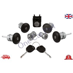 COMPLETE FULL VEHICLE IGNITION SWITCH LOCK KEY SET FORD TRANSIT MK6 2000-2006