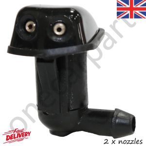2 x Front Windscreen Washer Nozzle Jets For Toyota MR2, Spyder 1999-2007