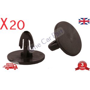 20x Renault R9 11 REAR BOOTLID TAILGATE CARD TRIM COVER SECURING FIXING CLIPS