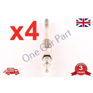 4x Diesel Heater Glow Plugs For Dacia Renault Clio Kangoo Megane Scenic 1.9 D