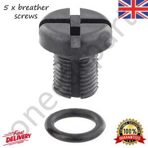 5x Radiator Hose Bleed Vent Screws + O Rings Fits BMW Series 1 3 5 7 8 X Z
