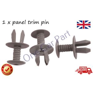 1 x Door Card Trim Panel Clip Dark Grey For VW Tiguan Touareg Vento LT Amarok