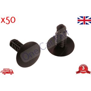 50 x Trim Panel Retainer Clips For Ford Fiesta Mustang Ranger Lincoln