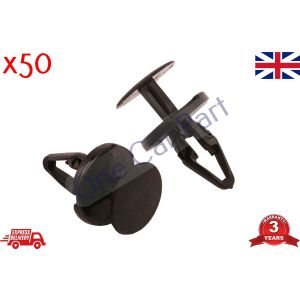 50X BR268 Panjur ve Çamurluk Davlumbaz Tampon Klipsi Ford Fiesta Focus Cmax Mondeo Galaxy Opel 4855809
