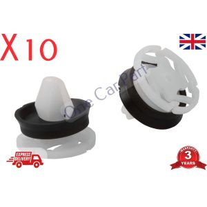 10x Renault Megane MK2-3 Laguna MK2 MK3 INTERIOR DOOR TRIM PANEL  RETAINER CLIPS