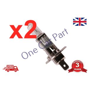 2 X  12v H1 55w Car Halogen Bulb E4 certified 131011 CHEAPEST