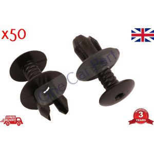 50 x Trim Panel Lining Clips FOR SEAT TOLEDO III LEON ALTEA XL SKODA YETI RAPID